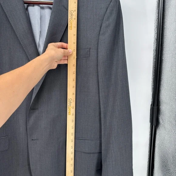 Brooks Brothers Blazer Mens 48 R Gray Wool Explorer Madison Fit